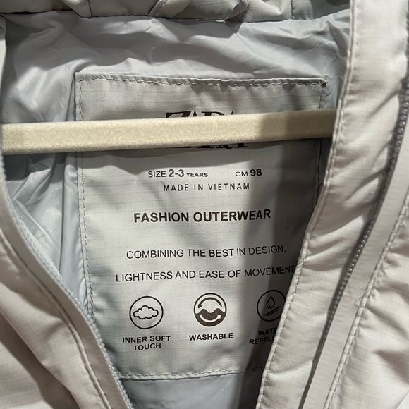 Zara WATER REPELLENT RIPSTOP QUILTED JACKET - Picture 9 of 9